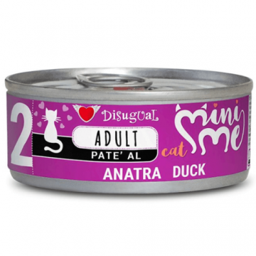 Hrana umeda pentru pisici Disugual Cat Mini Me Rata, Pachet 5 X 85g