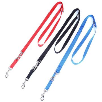 Lesa multifunctionala, diverse culori, latime 2 cm, lungime 2 m, pentru caini de talie medie