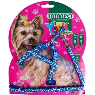 Lesa si ham textil York, albastru, 10 mm