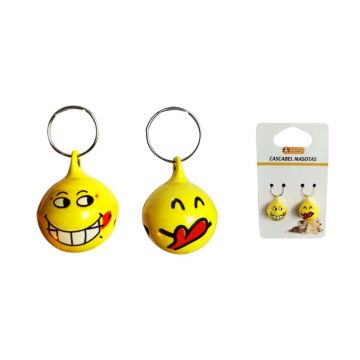 Medalion clopotel emoji 2 buc/set.