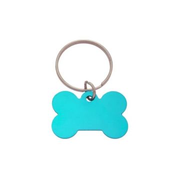 Medalion os 3 cm albastru