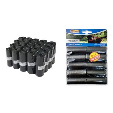 Saci igenici negri Yommy 20 role/15 buc