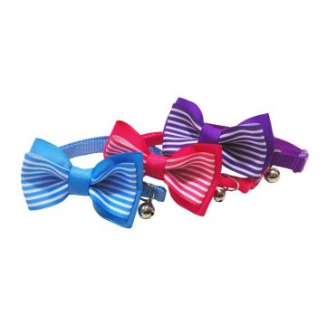 Zgarda textila pentru caini de talie mica, albastra, eleganta, 1 cm x 31 cm