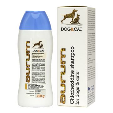 Aurum sampon clorhexidina caine pisica 250ml