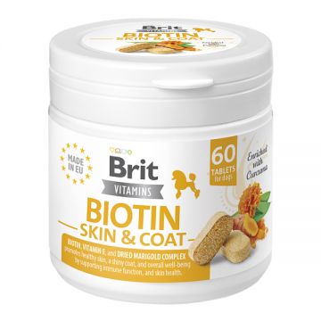 Brit Vitamins Biotin Skin & Coat Care 120 g (60 tbl)