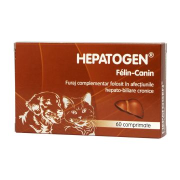 Hepatogen felin-canin 25mg 60cp