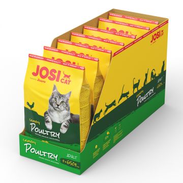 JosiCat Crunchy Chicken 7x650 g
