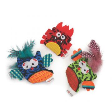 Jucarie pentru pisici Camon Little birds 10 cm