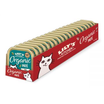 Lily's Kitchen Cat Adult Organic Fish Pate 19 x 85 g