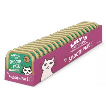 Lily's Kitchen Cat Smooth Chicken & Game Pate 19 x 85 g