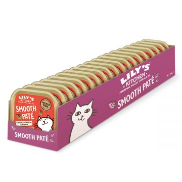 Lily's Kitchen Cat Smooth Salmon & Chicken Pate 19 x 85 g