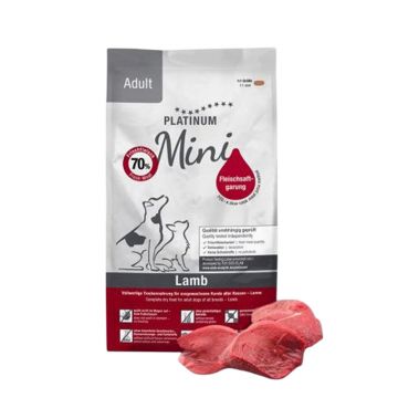 Platinum Dog Mini Adult, hrana uscata pentru caini, cu miel, 900