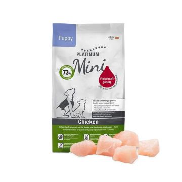 Platinum Dog Mini Junior, hrana uscata pentru caini, cu pui, 900 gr