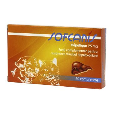 Sofcanis hepatique 25 mg 60cp