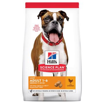 SP CANINE ADULT LIGHT MED CHK 14 KG