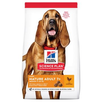 SP CANINE MATURE LIGHT MED CHK 14 KG