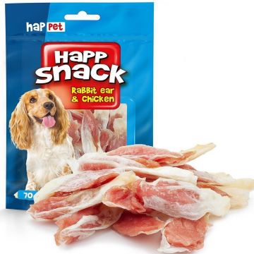 Urechi de iepure cu carne pui, Pachet 2 X 70 g