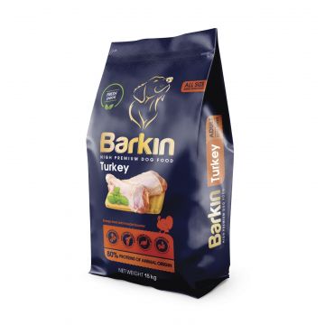 Barkin Adult All Size - Hrana uscata premium - Curcan - 15kg