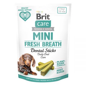 Brit Care Dog Mini Treats Fresh Breath 7 buc/120 g