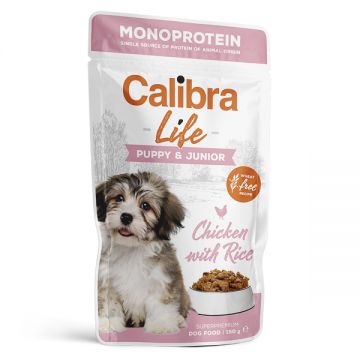 Calibra Dog Life Pouch Puppy & Junior Chicken 150 g