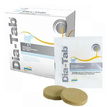 Dia-Tab, Supliment pentru caini cu probleme digestive, 6 comprimate
