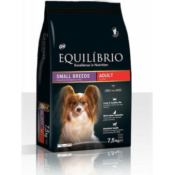 Equilibrio, hrana uscata pentru caini adulti de talie mica, 7.5 kg