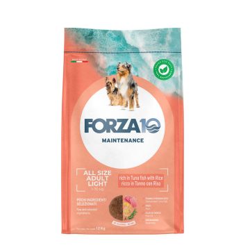 FORZA 10 ALL DAY ALL BREED DOG LIGHT TUNA AND RICE 12 KG