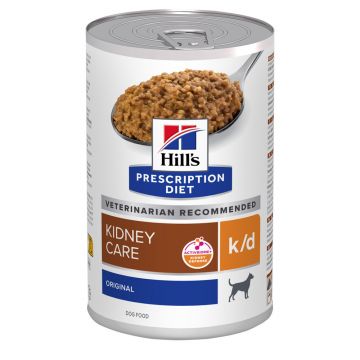 Hrana pentru caini cu insuficienta renala Hill's Prescription Diet Kidney Care K/D, 350 g