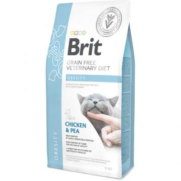 Hrana uscata pentru pisici Brit Grain Free VD Obesity 5 kg