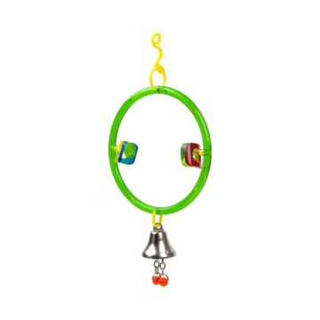 Jucarie cerc cu clopotel pt pasari