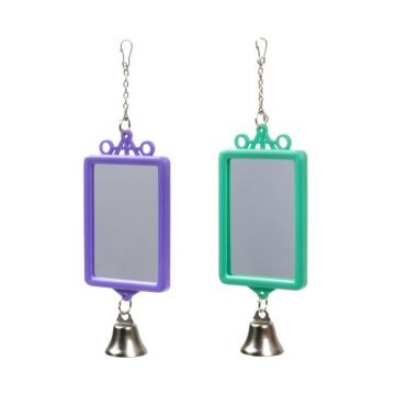 Jucarie oglinda dreptunghiulara pt pasari