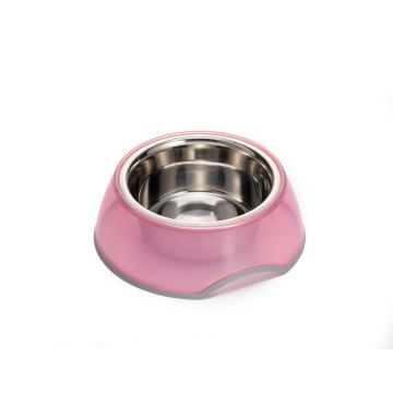 Leopet Castron Inox Anti - Alunecare 400Ml 11Cm