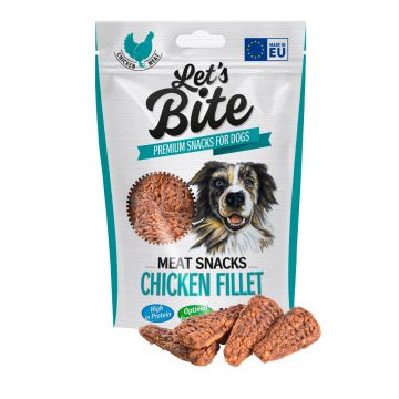 Let's bite meat snacks. chicken fillet 80 g