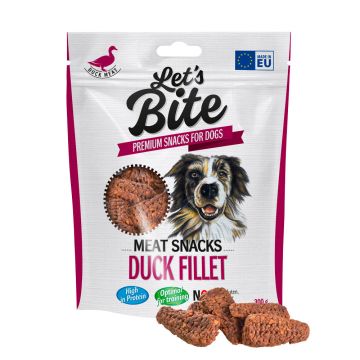Let's bite meat snacks. duck fillet 300 g