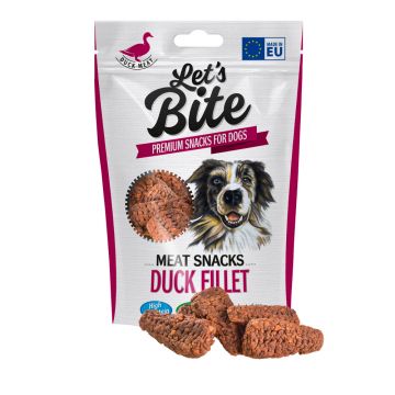 Let's bite meat snacks. duck fillet 80 g