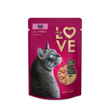 My Love Cat - Hrana umeda completa - Curcan - 85g