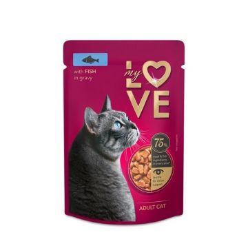My Love Cat - Hrana umeda completa - Peste - 85g