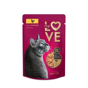 My Love Cat - Hrana umeda completa - Pui - 85g