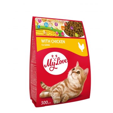 My Love Cat - Hrana uscata completa - Pui - 300g