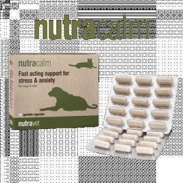 Nutravet Nutracalm Sprijin pentru Anxietate Caini si Pisici 15 Capsule