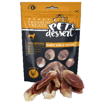 Pet s Desert Dog Rabbit EarsChicken 80g LSR-04(2)