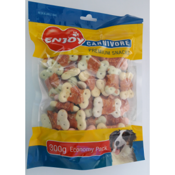 Recompense pentru caini Enjoy Carnivore Biscuit cu pui, Pachet 2 X 300 g