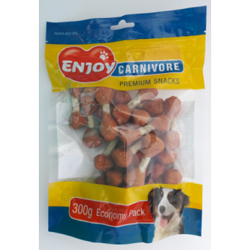 Recompense pentru caini Enjoy Carnivore Lollipops cu pui, Set 2 X 300 g