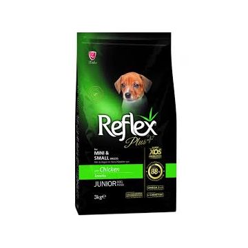 Reflex Plus, hrana uscata pentru caini juniori de talie mica, 3 kg