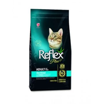 Reflex Plus, hrana uscata pentru pisici sterilizate, cu somon, 8 kg