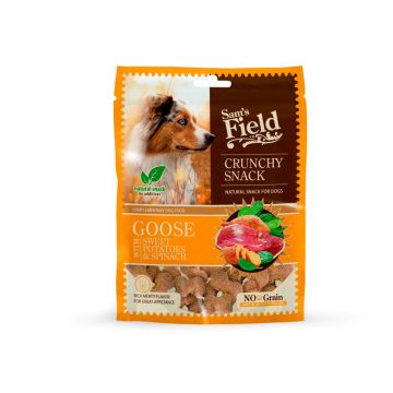 Sam's field crunchy snack goose with sweet potatoes & spinach 200gr
