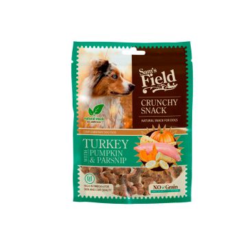 Sam's field crunchy snack turkey with pumpkin & parsnip 200gr