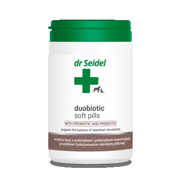 Supliment probiotic și prebiotic pentru câini și pisici Dr Seidel Duobiotic Softpills