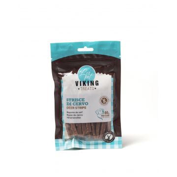 Viking Fasii din Carne de Caprioara pentru Caini 80 Gr