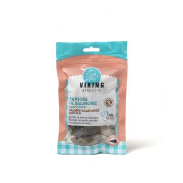 Viking Recompense Ravioli de Somon cu Piele 80 Gr